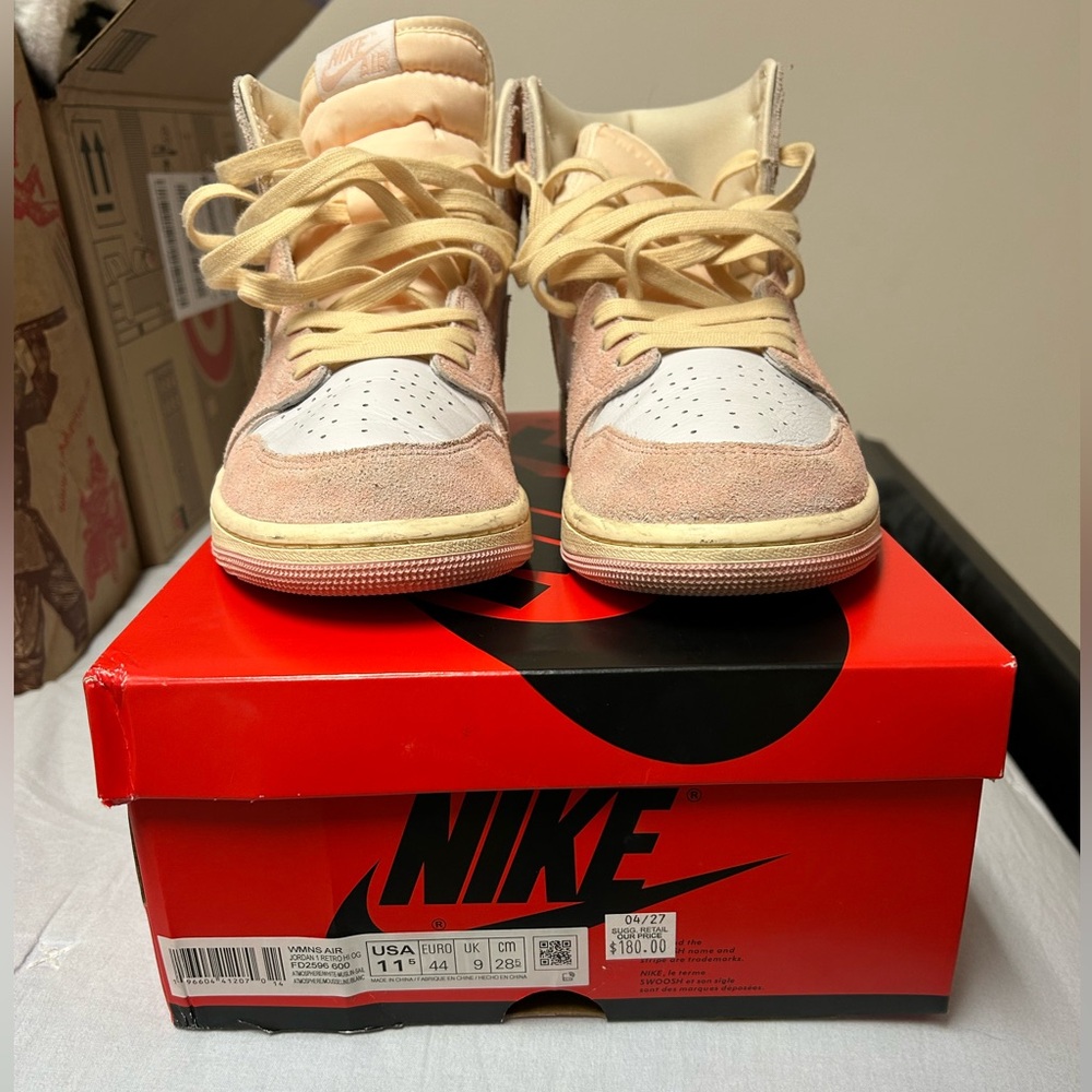 Nike Air Jordan 1 washed pink
